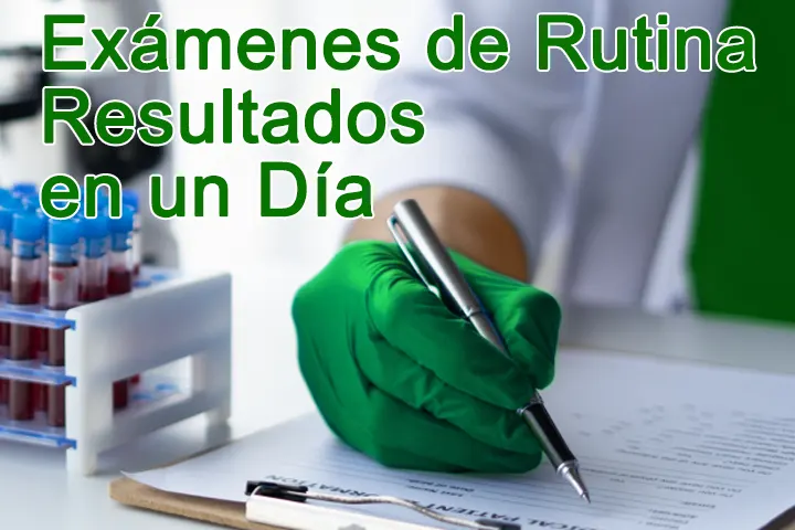 Resultados rápidos de exámenes de laboratorio en Caracas